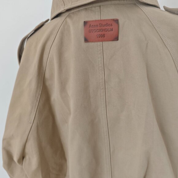 Acne Studios Twill Trench Jacket - Picture 4 of 8